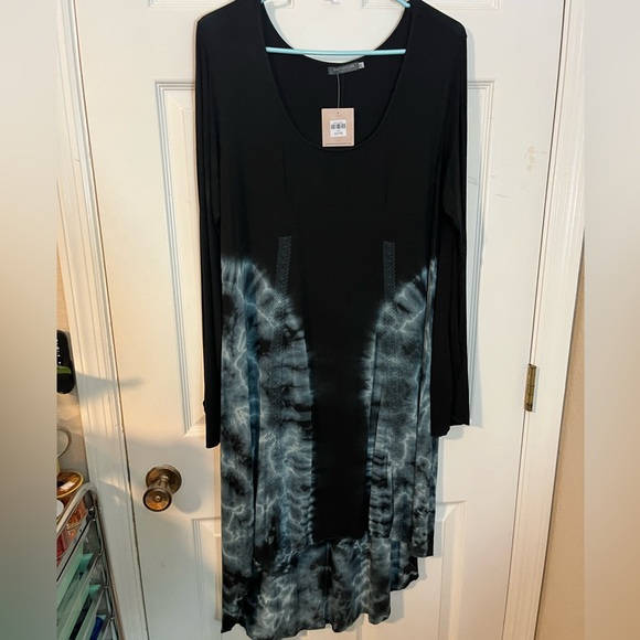 Earthbound Trading Tie Dye High Low Dress Sz XL - Picture 2 of 8